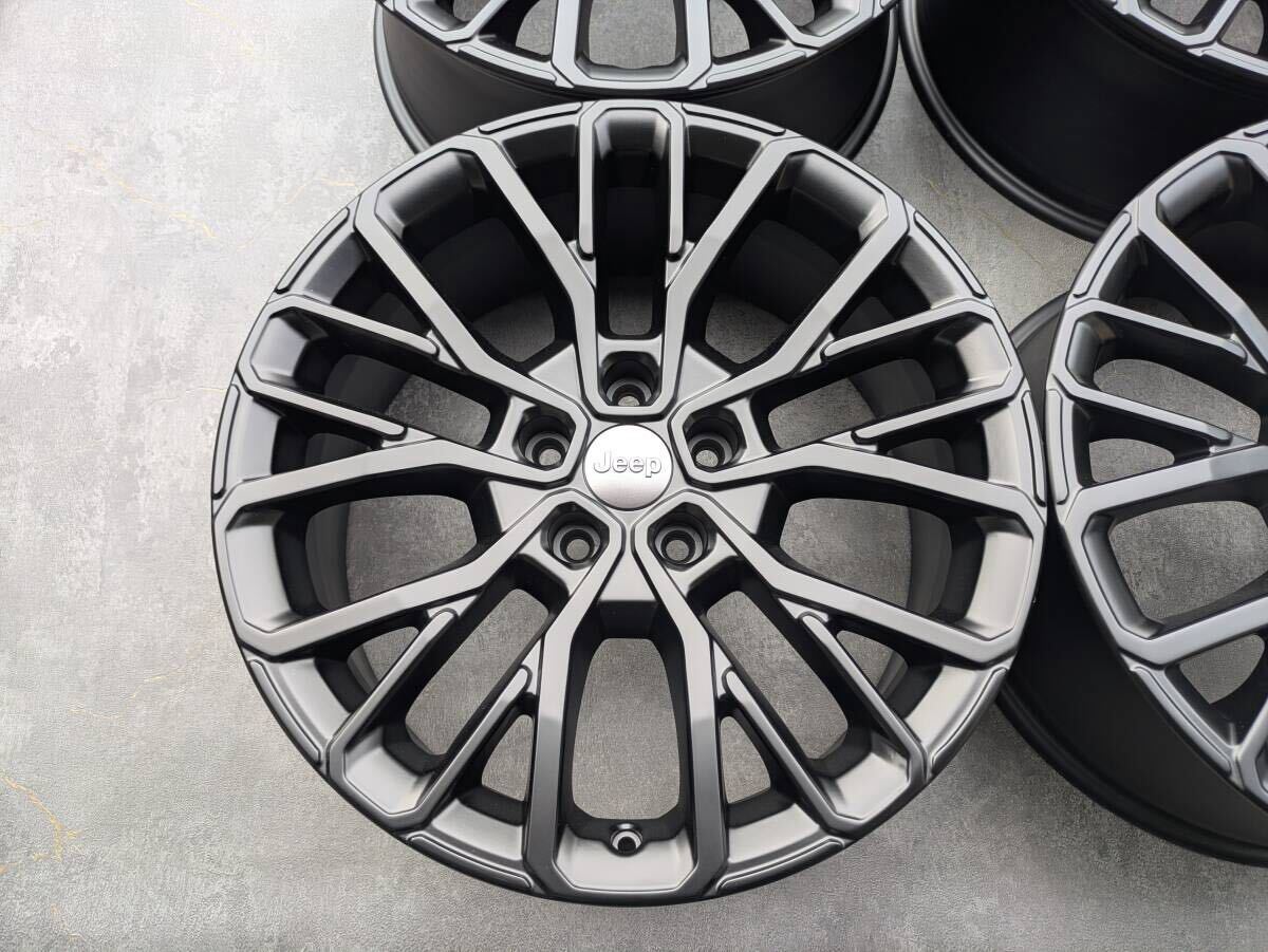 Jeep ジープ グランドチェロキー L SUMMIT RESERVE 最上級グレード 純正 21インチ 9J +50 PCD127 サテンブラック 4本