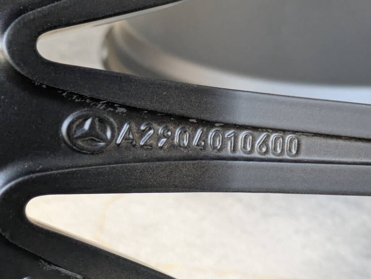 メルセデスベンツ AMG X290 GT クーペ 純正 20インチ 9.5J +25.5 / 11J +20 PCD112 サテンブラック 4本