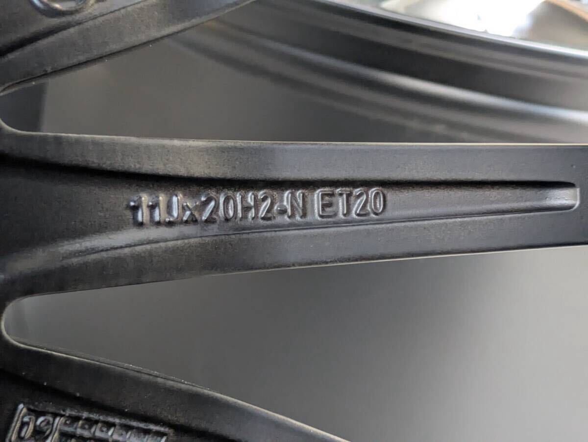 メルセデスベンツ AMG X290 GT クーペ 純正 20インチ 9.5J +25.5 / 11J +20 PCD112 サテンブラック 4本