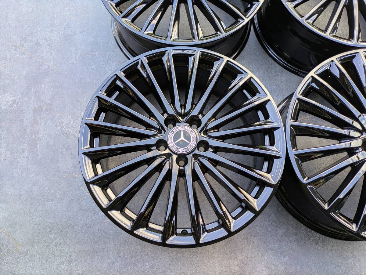 メルセデスベンツ AMG W177 C118 CLAクラス 純正 19インチ 7.5J +49 PCD112 グロスブラック 4本