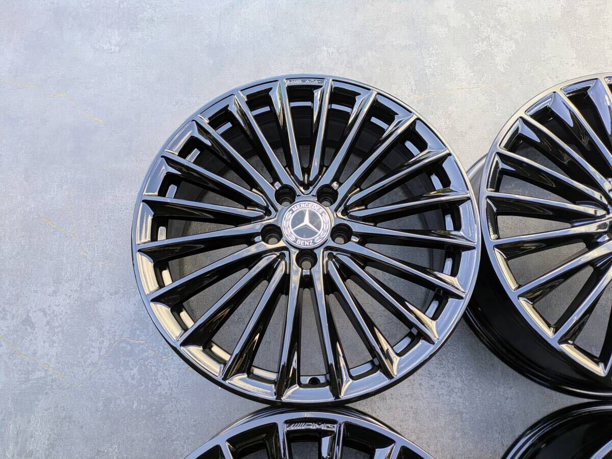 メルセデスベンツ AMG W177 C118 CLAクラス 純正 19インチ 7.5J +49 PCD112 グロスブラック 4本