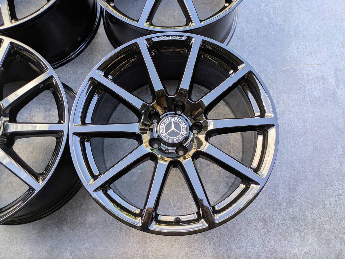 メルセデスベンツ AMG W463 G63 Gクラス 純正 20インチ 9.5J +35 PCD130 グロスブラック 4本