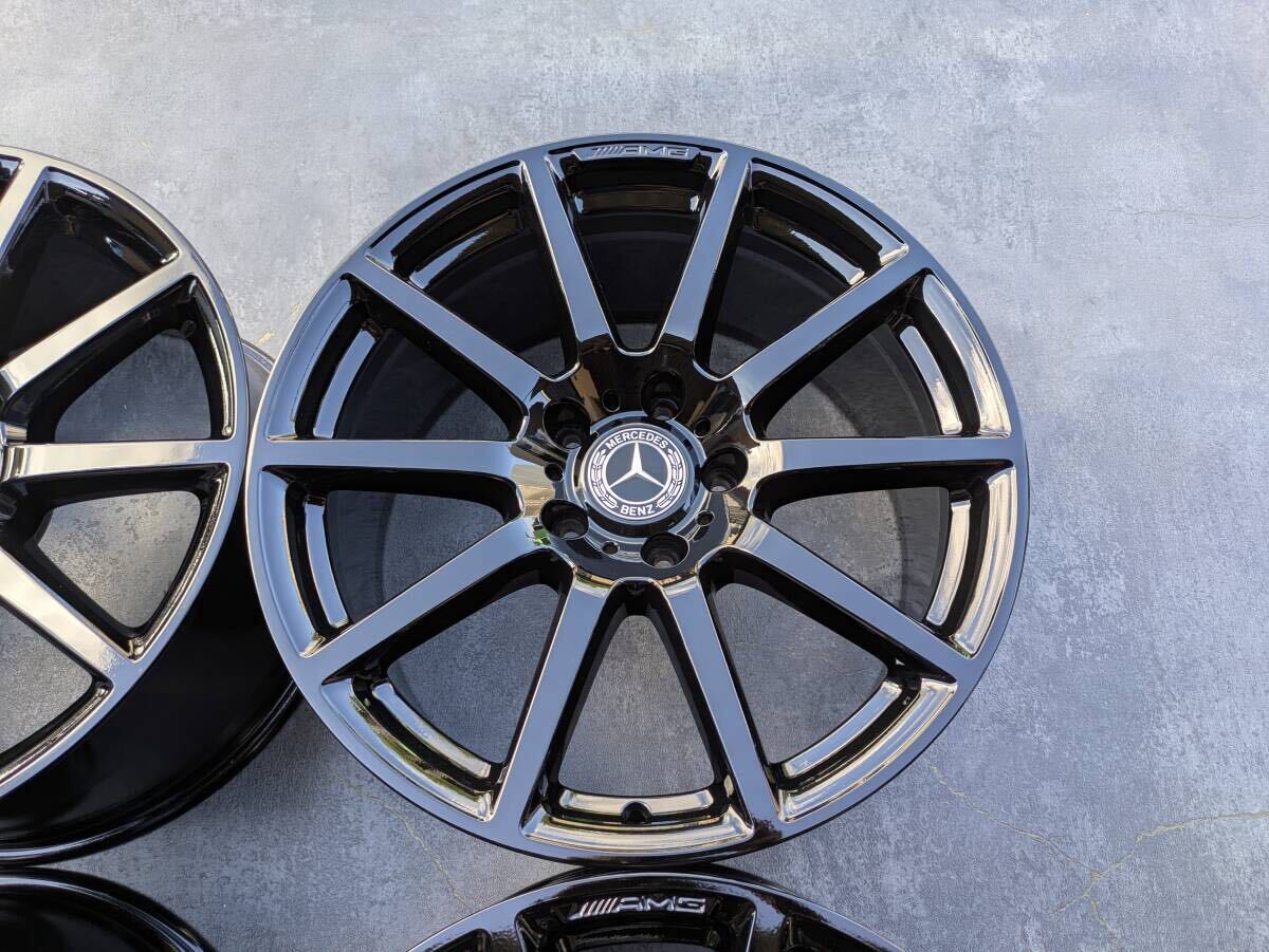 メルセデスベンツ AMG W463 G63 Gクラス 純正 20インチ 9.5J +35 PCD130 グロスブラック 4本