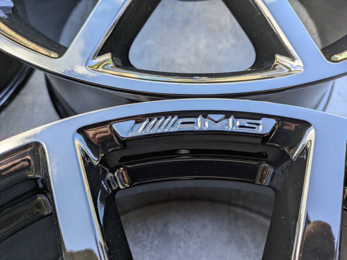 メルセデスベンツ AMG W463 G63 Gクラス 純正 20インチ 9.5J +35 PCD130 グロスブラック 4本