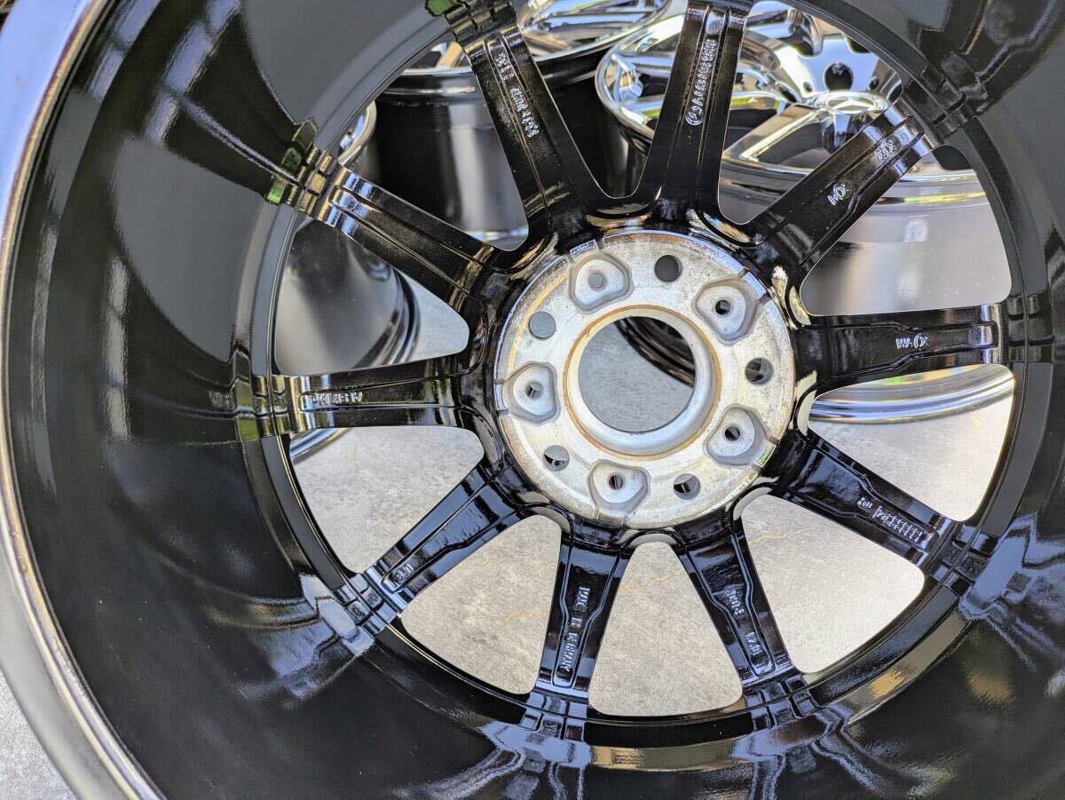 メルセデスベンツ AMG W463 G63 Gクラス 純正 20インチ 9.5J +35 PCD130 グロスブラック 4本