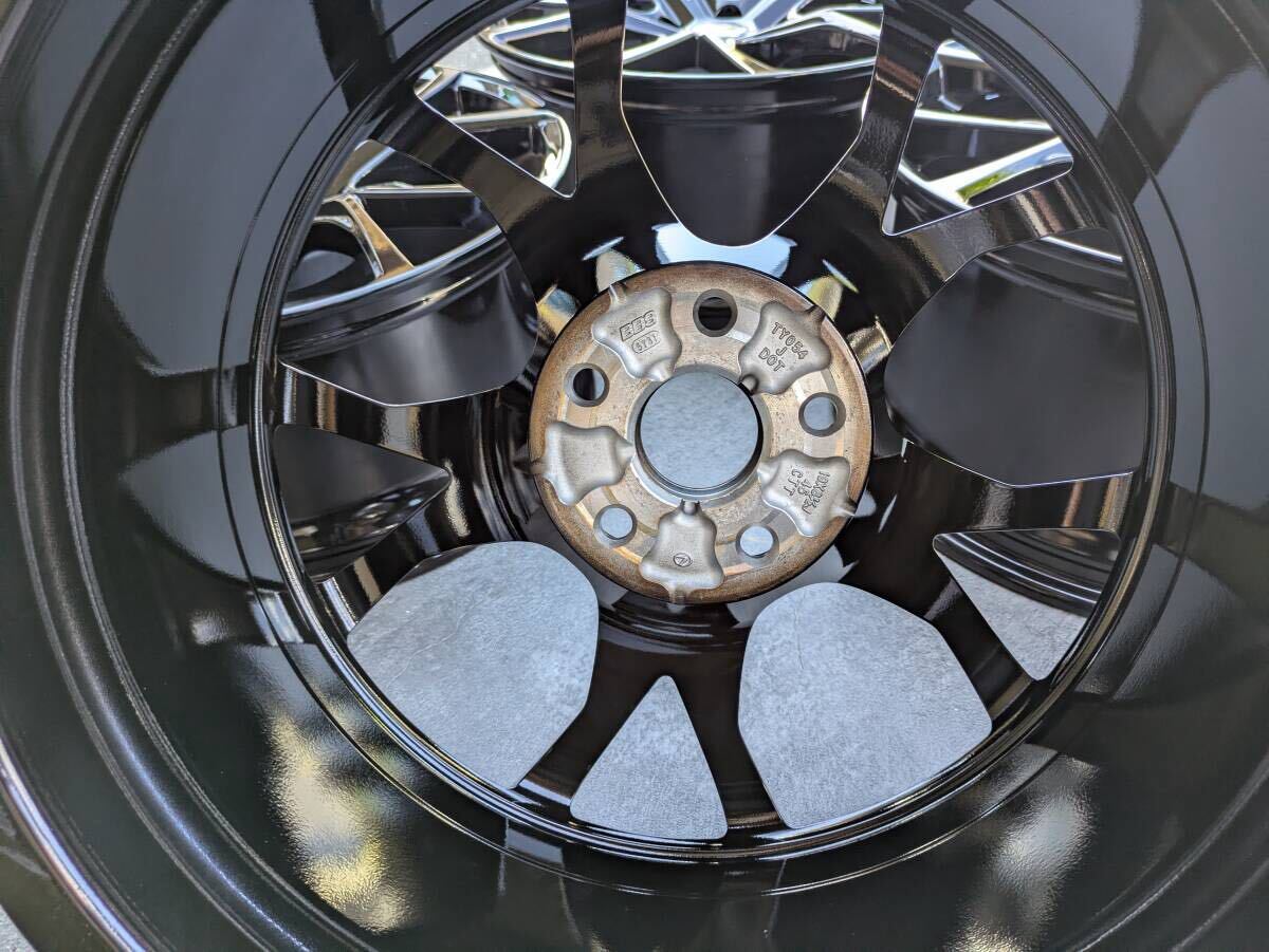 レクサス IS Fスポーツ モードブラックⅥ BBS製 鍛造 純正OP 19インチ 8.5J +45 / 9.5J +60 PCD114.3 グロスブラック 4本