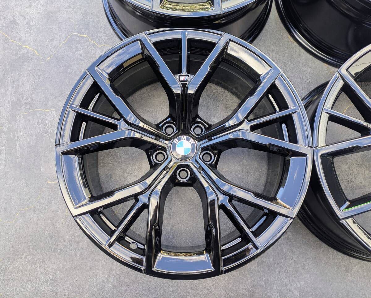 BMW G30 G31 5シリーズ Mスポーツ Yスポーク スタイリング 845M 純正 19インチ 8J +30 / 9J +44 PCD112 グロスブラック 4本