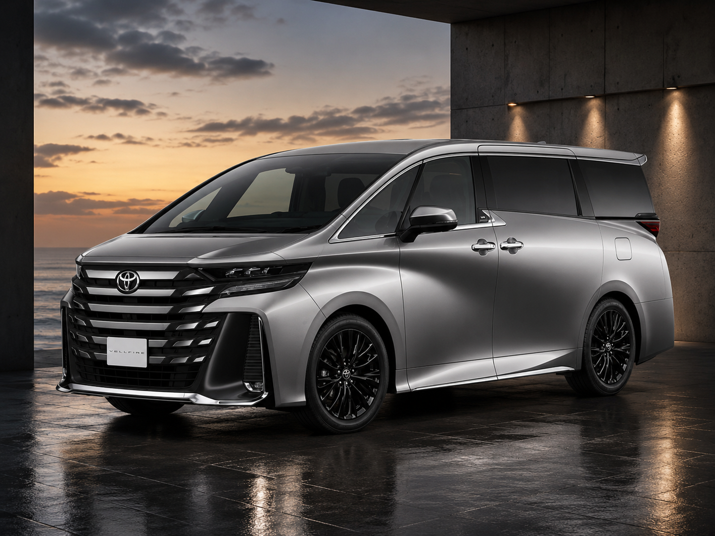 トヨタ 40系 アルファード ヴェルファイア 純正 19インチ 7J +40 PCD120 グロスブラック 4本